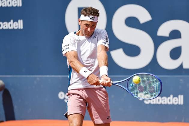 Casper Ruud (NOR), APRIL15, 2025 - Tennis : Casper Ruud during singles 1st round match against Daniel Elahi Galan on the Barcelona Open Banc Sabadell tennis tournament at the Real Club de Tenis de Barcelona in Barcelona, Spain. Noxthirdxpartyxsales (287803929)