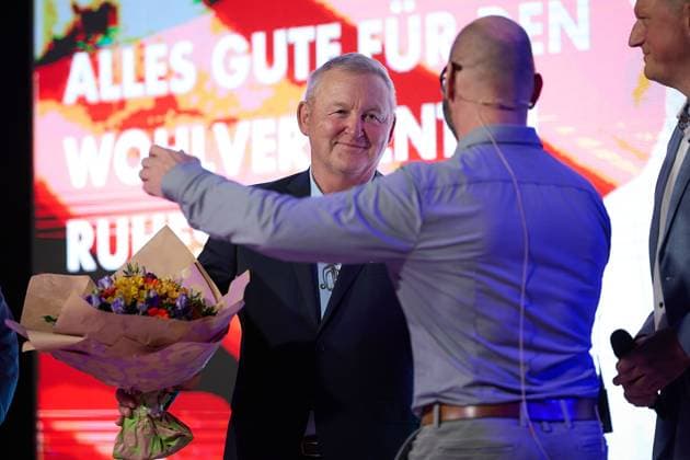 Retirement of Frank Mantek GER, German Team Weightlifting Championships, Bundesliga Weightlifting Final, German Team Championships, 1 Bundesliga, 2024 2025 season, 26 04 2025 GER, German Team Weightlifting Championships, Bundesliga Weightlifting Final, German Team Championships, 1 Bundesliga, 2024 2025 season, 26 04 2025 Heidelberg Copyright: xEibner-Pressefoto GeraldxOelze-dexStoppanyx EP_ODS
