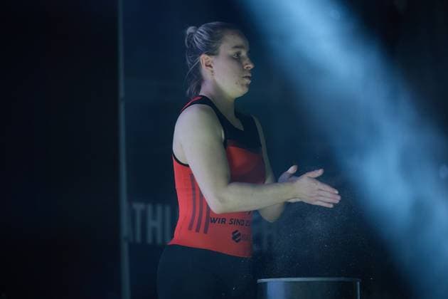 Celina Schoensiegel SV Germania Obrigheim GER, German Team Weightlifting Championship, German Team Weightlifting Final, German Team Weightlifting Championship, 1 Bundesliga, 2024 2025 season, 26 04 2025 GER, German Team Weightlifting Championship, German Team Weightlifting Final, German Team Weightlifting Championship, 1 Bundesliga, 2024 2025 season, 26 04 2025 Heidelberg Copyright: xEibner-Pressefoto GeraldxOelze-dexStoppanyx EP_ODS