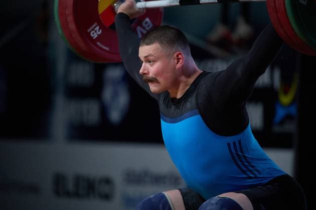 Kurt Perthel Chemnitzer AC Reissen GER, German Team Weightlifting Championships, German Weightlifting Final, German Team Championships, 1 Bundesliga, 2024 2025 season, 26 04 2025 GER, German Team Weightlifting Championships, German Team Weightlifting Final, German Team Championships, 1 Bundesliga, 2024 2025 season, 26 04 2025 Heidelberg Copyright: xEibner-Pressefoto GeraldxOelze-dexStoppanyx EP_ODS