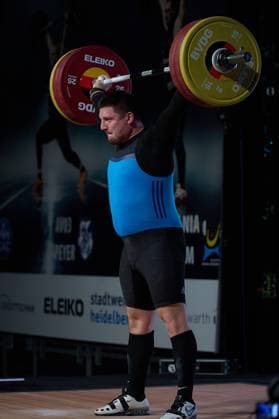 Josef Kolar Chemnitzer AC Reissen GER, German Team Weightlifting Championships, German Weightlifting Final, German Team Championships, 1 Bundesliga, 2024 2025 season, 26 04 2025 GER, German Team Weightlifting Championships, German Team Weightlifting Final, German Team Championships, 1 Bundesliga, 2024 2025 season, 26 04 2025 Heidelberg Copyright: xEibner-Pressefoto GeraldxOelze-dexStoppanyx EP_ODS
