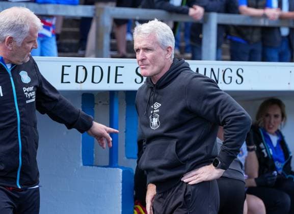 Carlisle United Head Coach Mark Hughes Carlisle United v Salford City, EFL Sky Bet League Two, Football, Brunton Park, Carlisle, UK - 03 May 2025 EDITORIAL USE ONLY No use with unauthorised audio, video, data, fixture lists, club league logos or live services. Online in-match use limited to 120 images, no video emulation. No use in betting, games or single club league player publications. Copyright: xStuartxWallace Shutterstockx 15280182bd