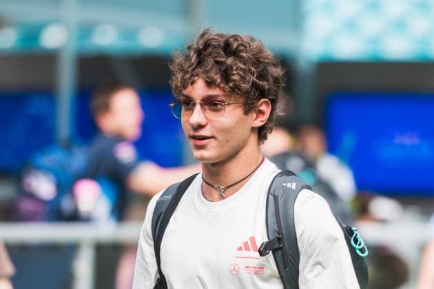 Andrea Kimi Antonelli Mercedes AMG Petronas F1 Team, Italy, 12 USA, Formula 1 World Championship, Crypto com Miami Grand Prix, Miami International Autodrome, 2025 season, 03 05 2025 USA, Formula 1 World Championship, Crypto com Miami Grand Prix, Miami International Autodrome, 2025 season, 03 05 2025 Miami Copyright: xEibner-Pressefotox EP_mbu
