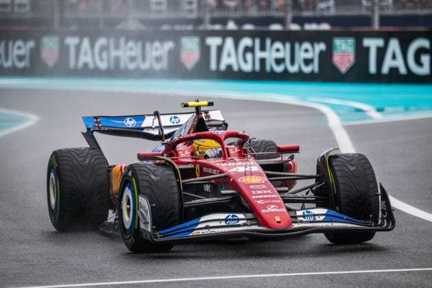 Lewis Hamilton Scuderia Ferrari HP, Great Britain, 44 USA, Formula 1 World Championship, Crypto com Miami Grand Prix, Miami International Autodrome, 2025 season, 03 05 2025 USA, Formula 1 World Championship, Crypto com Miami Grand Prix, Miami International Autodrome, 2025 season, 03 05 2025 Miami Copyright: xEibner-Pressefoto MaevaxBurillox EP_MBO