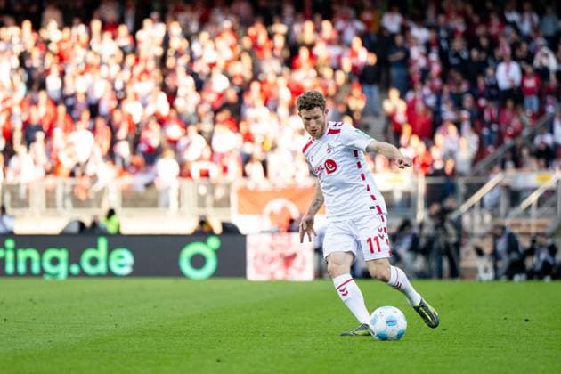 Florian Kainz FC Koeln, 11 on the ball, GER, 1 FC Nuernberg FCN vs 1 FC Koeln KOE , Soccer 2 Bundesliga, 33 Matchday, Season 2024 2025, 09 05 2025 DFB DFL regulations prohibit any use of photographs as image sequences and or quasi video GER, 1 FC Nuernberg FCN vs 1 FC Koeln KOE , Soccer 2 Bundesliga, 33 Matchday, Season 2024 2025, 09 05 2025 Nuernberg Copyright: xEibner-Pressefoto Memmlerx EP_MMR