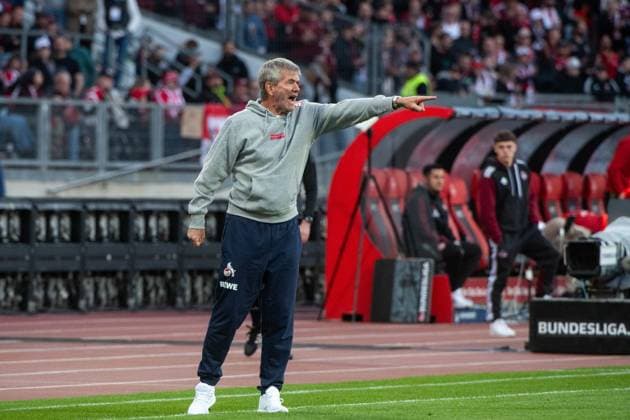 Friedhelm Funkel FC Koeln, Trainer gesticulates, GER, 1 FC Nuernberg FCN vs 1 FC Koeln KOE , Soccer 2 Bundesliga, 33 Matchday, Season 2024 2025, 09 05 2025 DFB DFL regulations prohibit any use of photographs as image sequences and or quasi video GER, 1 FC Nuernberg FCN vs 1 FC Koeln KOE , Soccer 2 Bundesliga, 33 Matchday, Season 2024 2025, 09 05 2025 Nuernberg Copyright: xEibner-Pressefoto Memmlerx EP_MMR