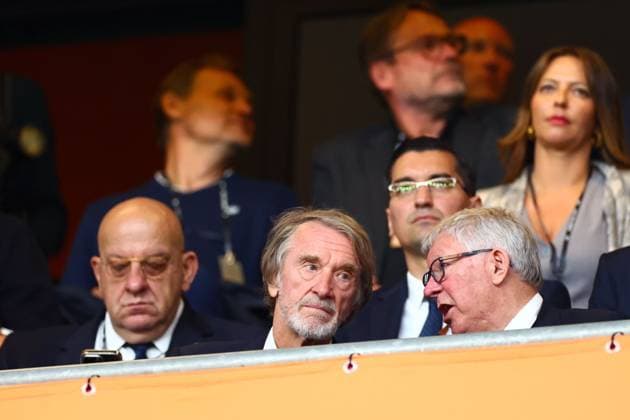 Sir Jim Ratcliffe Minority Owner of Manchester United, ManU talks with Former Manchester United manager Sir Alex Ferguson Tottenham Hotspur v Manchester United, Europa League Final, Football, San Mames Stadium, Bilbao, Spain - 21 May 2025 EDITORIAL USE ONLY No use with unauthorised audio, video, data, fixture lists, club league logos or live services. Online in-match use limited to 120 images, no video emulation. No use in betting, games or single club league player publications. Copyright: xJamesxMarsh Shutterstockx 15312890bw