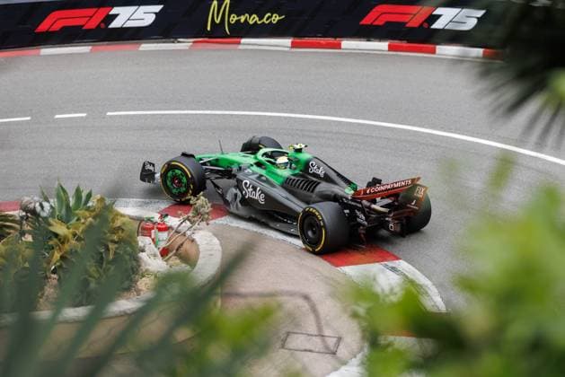 Gabriel Bortoletto Stake F1 Team Kick Sauber, 5 with his car on track, Monaco Grand Prix, Motorsport, Formula 1, 2025 season, 23 05 2025 Monaco Grand Prix, Motorsport, Formula 1, 2025 season, 23 05 2025 Monte Carlo Copyright: xEibner-Pressefoto AlexanderxNeisx EP_ANS