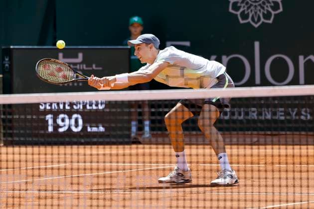 Joran Vliegen BEL , Switzerland, Tennis, Gonet Geneva Open ATP 250 , Final Doubles,2025, Ariel Behar URU Joran Vliegen BEL vs Sadio Doumbia FRA Fabien Reboul FRA , 24 05 2025, Parc des Eaux Vives, Geneva, Switzerland Geneva Parc des Eaux Vives Geneva Switzerland Copyright: xGrantxHubbsx