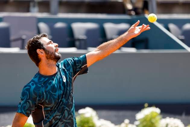 Fabien Reboul FRA , Switzerland, Tennis, Gonet Geneva Open ATP 250 , Final Doubles,2025, Ariel Behar URU Joran Vliegen BEL vs Sadio Doumbia FRA Fabien Reboul FRA , 24 05 2025, Parc des Eaux Vives, Geneva, Switzerland Geneva Parc des Eaux Vives Geneva Switzerland Copyright: xGrantxHubbsx