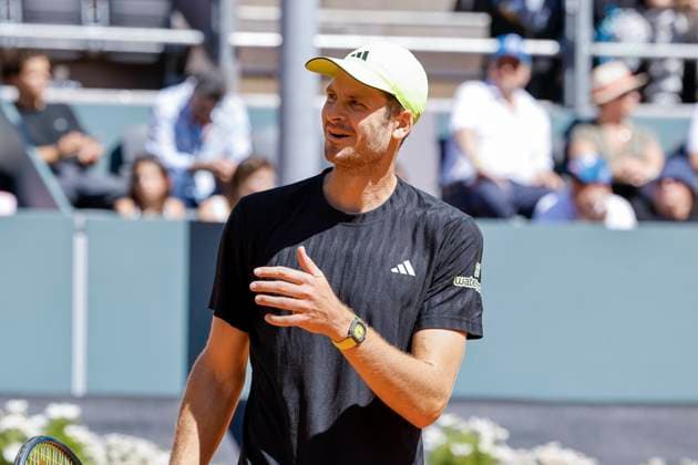 Hubert Hurkacz POL , Switzerland, Tennis, Gonet Geneva Open ATP 250 , Final Singles,2025, Hubert Hurkacz POL vs Novak Djokovic SRB , 24 05 2025, Parc des Eaux Vives, Geneva, Switzerland Geneva Parc des Eaux Vives Geneva Switzerland Copyright: xGrantxHubbsx