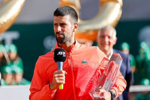 Winner, Winner Novak Djokovic SRB , Switzerland, Tennis, Gonet Geneva Open ATP 250 , Final Doubles,2025, Ariel Behar URU Joran Vliegen BEL vs Sadio Doumbia FRA Fabien Reboul FRA , 24 05 2025, Parc des Eaux Vives, Geneva, Switzerland Geneva Parc des Eaux Vives Geneva Switzerland Copyright: xGrantxHubbsx