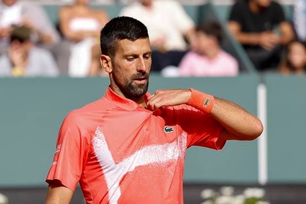Novak Djokovic SRB , Switzerland, Tennis, Gonet Geneva Open ATP 250 , Final Doubles,2025, Ariel Behar URU Joran Vliegen BEL vs Sadio Doumbia FRA Fabien Reboul FRA , 24 05 2025, Parc des Eaux Vives, Geneva, Switzerland Geneva Parc des Eaux Vives Geneva Switzerland Copyright: xGrantxHubbsx