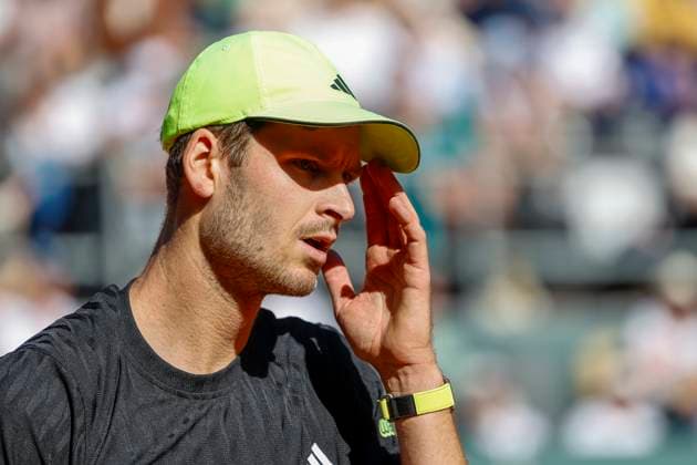 Hubert Hurkacz POL , Switzerland, Tennis, Gonet Geneva Open ATP 250 , Final Doubles,2025, Ariel Behar URU Joran Vliegen BEL vs Sadio Doumbia FRA Fabien Reboul FRA , 24 05 2025, Parc des Eaux Vives, Geneva, Switzerland Geneva Parc des Eaux Vives Geneva Switzerland Copyright: xGrantxHubbsx