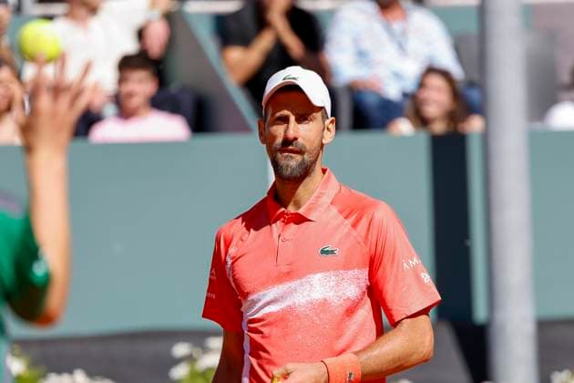 Novak Djokovic SRB , Switzerland, Tennis, Gonet Geneva Open ATP 250 , Final Doubles,2025, Ariel Behar URU Joran Vliegen BEL vs Sadio Doumbia FRA Fabien Reboul FRA , 24 05 2025, Parc des Eaux Vives, Geneva, Switzerland Geneva Parc des Eaux Vives Geneva Switzerland Copyright: xGrantxHubbsx