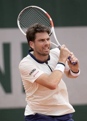 Cameron Norrie of GBR in action French Open Tennis, Day Five, Tennis, Roland Garros, Paris, France - 29 May 2025 EDITORIAL USE ONLY No use with unauthorised audio, video, data, fixture lists, club league logos or live services. Online in-match use limited to 120 images, no video emulation. No use in betting, games or single club league player publications. Copyright: xEllaxLing Shutterstockx 15328391az