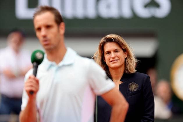 Dernier match de sa carrière pour Richard Gasquet, en présence de célébrités, lors des Internationaux de France de Tennis de Roland Garros 2025 Amélie Mauresmo, directrice du tournoi de Roland Garros - Dernier match de sa carrière pour R.Gasquet, battu par J.Sinner (6-3, 6-0, 6-4) lors des Internationaux de France de Tennis de Roland Garros 2025, le 29 mai 2025. Jacovides Moreau Bestimage Last match of his career for R.Gasquet, beaten by J.Sinner (6-3, 6-0, 6-4) at the French Open at Roland Garros 2025, on May 29, 2025 Paris France Copyright: xJACOVIDES-MOREAUx xBESTIMAGExJACOVIDES-MOREAUx xBESTIMAGEx