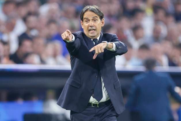 Coach Simone Inzaghi FC Internazionale Milano gestures, UEFA Champions League Final 2025, Paris Saint Germain and FC Internazionale Milano, Allianz Arena on May 31, 2025 in Munich, Germany Photo by Marco Steinbrenner DeFodi Images Coach Simone Inzaghi FC Internazionale Milano gestures, UEFA Champions League Final 2025, Paris Saint Germain and FC Internazionale Milano, Munich Football Arena, May 31, 2025 in Munich, Germany Photo by Marco Steinbrenner DeFodi Images