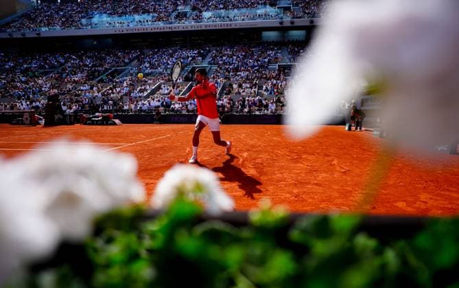 Novak Djokovic French Open Tennis, Day Nine, Tennis, Roland Garros, Paris, France - 02 Jun 2025 EDITORIAL USE ONLY No use with unauthorised audio, video, data, fixture lists, club league logos or live services. Online in-match use limited to 120 images, no video emulation. No use in betting, games or single club league player publications. Copyright: xJavierxGarcia Shutterstockx 15335297dm