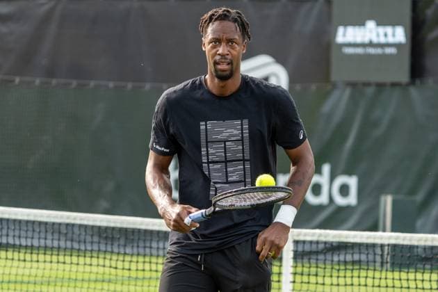 Gael Monfils looks into the camera, Gael Monfils, Tennis, ATP Tournament, Boss Open, Training, 07 06 2025, Gael Monfils, Tennis, ATP Tournament, Boss Open, Training, 07 06 2025, Stuttgart Copyright: xEibner-Pressefoto EdwardxCheungx EP_ECG