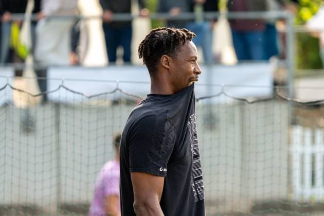Gael Monfils pulls up his T-shirt with his teeth, Gael Monfils, Tennis, ATP Tournament, Boss Open, Training, 07 06 2025, Gael Monfils, Tennis, ATP Tournament, Boss Open, Training, 07 06 2025, Stuttgart Copyright: xEibner-Pressefoto EdwardxCheungx EP_ECG