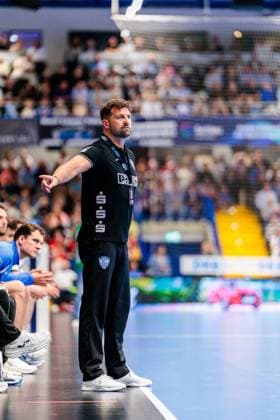 Florian Kehrmann TBV Lemgo Lippe, Coach gestures GER, TBV Lemgo Lippe vs Frisch Auf Goeppingen, Handball, 1 Bundesliga, 34 Matchday, Season 2024 2025, 08 06 2025 GER, TBV Lemgo Lippe vs Frisch Auf Goeppingen, Handball, 1 Bundesliga, 34 Matchday, Season 2024 2025, 08 06 2025 Lemgo Copyright: xEibner-Pressefoto JanxRollingerx EP_JSK