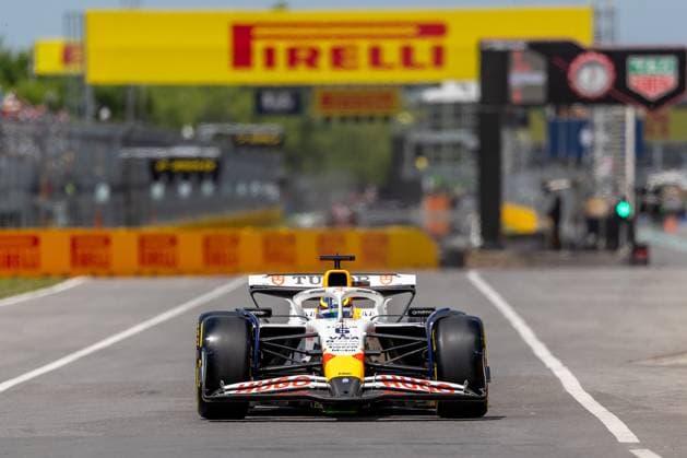 Isack Hadjar Visa Cash App Racing Bulls F1 Team, France, 06 in VCARB 02, CAN, Formula 1 World Championship, Canadian Grand Prix, Circuit Gilles Villeneuve, Free Practice 1, 2025 season, 13 06 2025 CAN, Formula 1 World Championship, Canadian Grand Prix, Circuit Gilles Villeneuve, Free Practice 1, 2025 season, 13 06 2025 Montreal Copyright: xEibner-Pressefoto MarcelxFischerx EP_MFI