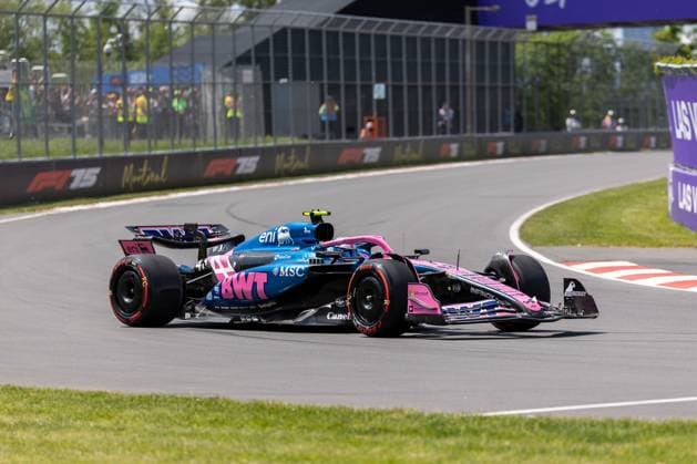 Franco Colapinto BWT Alpine Formula One Team, Argentina, 43 in A525 spin, CAN, Formula 1 World Championship, Canadian Grand Prix, Circuit Gilles Villeneuve, Free Practice 1, 2025 season, 13 06 2025 CAN, Formula 1 World Championship, Canadian Grand Prix, Circuit Gilles Villeneuve, Free Practice 1, 2025 season, 13 06 2025 Montreal Copyright: xEibner-Pressefoto MarcelxFischerx EP_MFI