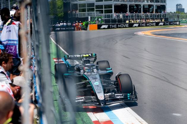Kimi Antonelli Mercedes AMG Petronas F1 Team, Italy, 12 in W16, CAN, Formula 1 World Championship, Canadian Grand Prix, Circuit Gilles Villeneuve, Free Practice 3, 2025 season, 14 06 2025 CAN, Formula 1 World Championship, Canadian Grand Prix, Circuit Gilles Villeneuve, Free Practice 3, 2025 season, 14 06 2025 Montreal Copyright: xEibner-Pressefoto MarcelxFischerx EP_MFI