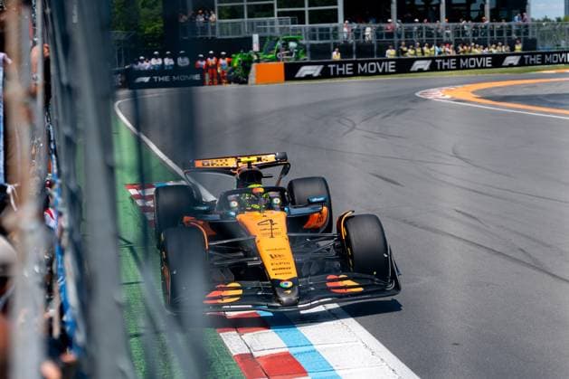 Lando Norris McLaren Formula 1 Team, Great Britain 04 in MCL39, CAN, Formula 1 World Championship, Canadian Grand Prix, Circuit Gilles Villeneuve, Free Practice 3, 2025 season, 14 06 2025 CAN, Formula 1 World Championship, Canadian Grand Prix, Circuit Gilles Villeneuve, Free Practice 3, 2025 season, 14 06 2025 Montreal Copyright: xEibner-Pressefoto MarcelxFischerx EP_MFI