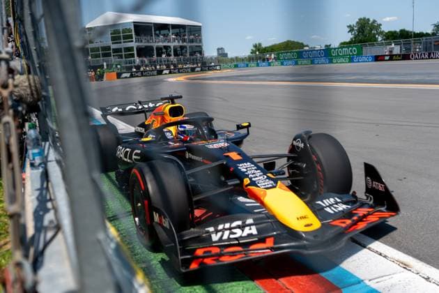 Max Verstappen Oracle Red Bull Racing, Netherlands, 01 in RB21, CAN, Formula 1 World Championship, Canadian Grand Prix, Circuit Gilles Villeneuve, Free Practice 3, 2025 season, 14 06 2025 CAN, Formula 1 World Championship, Canadian Grand Prix, Circuit Gilles Villeneuve, Free Practice 3, 2025 season, 14 06 2025 Montreal Copyright: xEibner-Pressefoto MarcelxFischerx EP_MFI