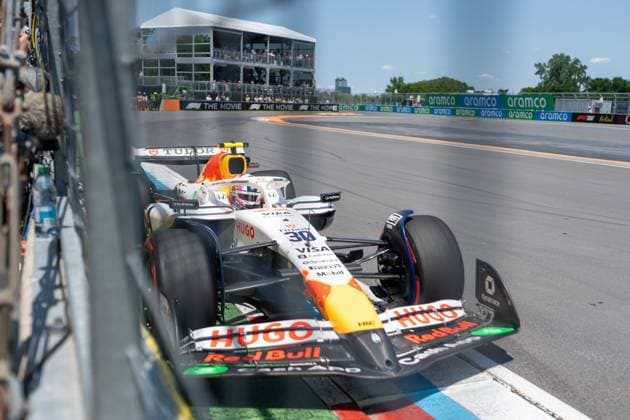 Liam Lawson Visa Cash App Racing Bulls F1 Team, New Zealand, 30 in VCARB 02, CAN, Formula 1 World Championship, Canadian Grand Prix, Circuit Gilles Villeneuve, Free Practice 3, 2025 Season, 14 06 2025 CAN, Formula 1 World Championship, Canadian Grand Prix, Circuit Gilles Villeneuve, Free Practice 3, 2025 Season, 14 06 2025 Montreal Copyright: xEibner-Pressefoto MarcelxFischerx EP_MFI