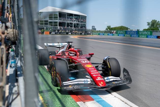 Charles Leclerc Scuderia Ferrari HP F1 Team, Monaco 16 in SF 25, CAN, Formula 1 World Championship, Canadian Grand Prix, Circuit Gilles Villeneuve, Free Practice 3, 2025 season, 14 06 2025 CAN, Formula 1 World Championship, Canadian Grand Prix, Circuit Gilles Villeneuve, Free Practice 3, 2025 season, 14 06 2025 Montreal Copyright: xEibner-Pressefoto MarcelxFischerx EP_MFI