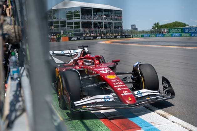 Charles Leclerc Scuderia Ferrari HP F1 Team, Monaco 16 in SF 25, CAN, Formula 1 World Championship, Canadian Grand Prix, Circuit Gilles Villeneuve, Free Practice 3, 2025 season, 14 06 2025 CAN, Formula 1 World Championship, Canadian Grand Prix, Circuit Gilles Villeneuve, Free Practice 3, 2025 season, 14 06 2025 Montreal Copyright: xEibner-Pressefoto MarcelxFischerx EP_MFI