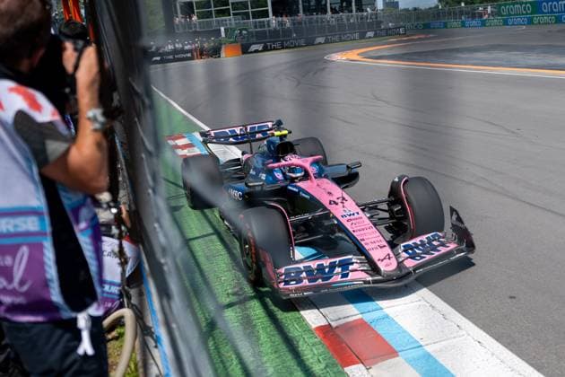 Franco Colapinto BWT Alpine Formula One Team, Argentina, 43 in A525, CAN, Formula 1 World Championship, Canadian Grand Prix, Circuit Gilles Villeneuve, Free Practice 3, 2025 season, 14 06 2025 CAN, Formula 1 World Championship, Canadian Grand Prix, Circuit Gilles Villeneuve, Free Practice 3, 2025 season, 14 06 2025 Montreal Copyright: xEibner-Pressefoto MarcelxFischerx EP_MFI