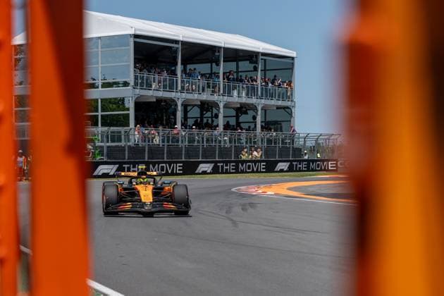 Lando Norris McLaren Formula 1 Team, Great Britain 04 in MCL39, CAN, Formula 1 World Championship, Canadian Grand Prix, Circuit Gilles Villeneuve, Free Practice 3, 2025 season, 14 06 2025 CAN, Formula 1 World Championship, Canadian Grand Prix, Circuit Gilles Villeneuve, Free Practice 3, 2025 season, 14 06 2025 Montreal Copyright: xEibner-Pressefoto MarcelxFischerx EP_MFI