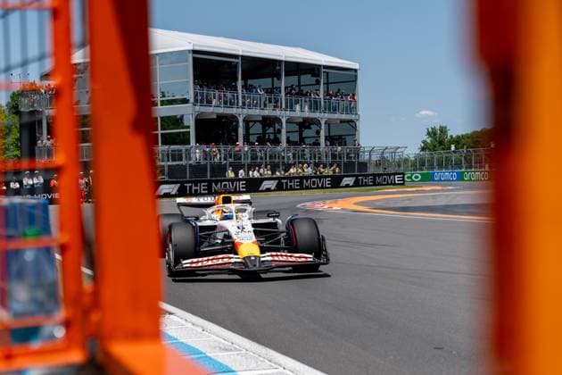 Isack Hadjar Visa Cash App Racing Bulls F1 Team, France, 06 in VCARB 02, CAN, Formula 1 World Championship, Canadian Grand Prix, Circuit Gilles Villeneuve, Free Practice 3, 2025 season, 14 06 2025 CAN, Formula 1 World Championship, Canadian Grand Prix, Circuit Gilles Villeneuve, Free Practice 3, 2025 season, 14 06 2025 Montreal Copyright: xEibner-Pressefoto MarcelxFischerx EP_MFI