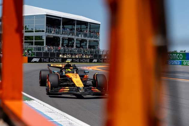 Lando Norris McLaren Formula 1 Team, Great Britain 04 in MCL39, CAN, Formula 1 World Championship, Canadian Grand Prix, Circuit Gilles Villeneuve, Free Practice 3, 2025 season, 14 06 2025 CAN, Formula 1 World Championship, Canadian Grand Prix, Circuit Gilles Villeneuve, Free Practice 3, 2025 season, 14 06 2025 Montreal Copyright: xEibner-Pressefoto MarcelxFischerx EP_MFI