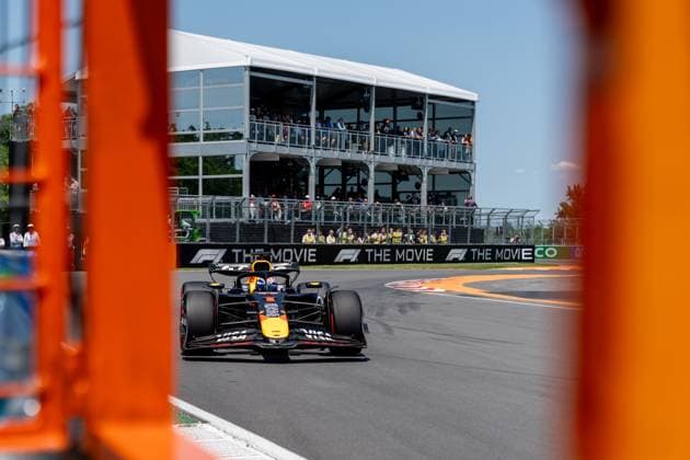 Max Verstappen Oracle Red Bull Racing, Netherlands, 01 in RB21, CAN, Formula 1 World Championship, Canadian Grand Prix, Circuit Gilles Villeneuve, Free Practice 3, 2025 season, 14 06 2025 CAN, Formula 1 World Championship, Canadian Grand Prix, Circuit Gilles Villeneuve, Free Practice 3, 2025 season, 14 06 2025 Montreal Copyright: xEibner-Pressefoto MarcelxFischerx EP_MFI