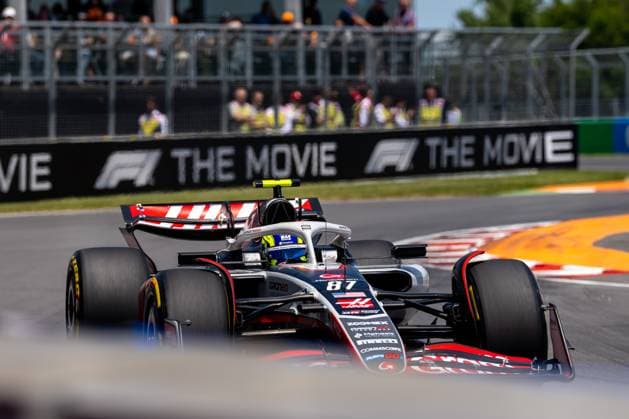 Oliver Bearman MoneyGram Haas F1 Team, Great Britain 87 in VF 25, CAN, Formula 1 World Championship, Canadian Grand Prix, Circuit Gilles Villeneuve, Free Practice 3, 2025 Season, 14 06 2025 CAN, Formula 1 World Championship, Canadian Grand Prix, Circuit Gilles Villeneuve, Free Practice 3, 2025 Season, 14 06 2025 Montreal Copyright: xEibner-Pressefoto MarcelxFischerx EP_MFI