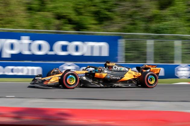 Oscar Piastri McLaren Formula 1 Team, Australia 81 in MCL39, CAN, Formula 1 World Championship, Canadian Grand Prix, Circuit Gilles Villeneuve, Qualifying, 2025 season, 14 06 2025 CAN, Formula 1 World Championship, Canadian Grand Prix, Circuit Gilles Villeneuve, Qualifying, 2025 season, 14 06 2025 Montreal Copyright: xEibner-Pressefoto MarcelxFischerx EP_MFI