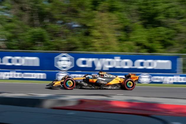 Oscar Piastri McLaren Formula 1 Team, Australia 81 in MCL39, CAN, Formula 1 World Championship, Canadian Grand Prix, Circuit Gilles Villeneuve, Qualifying, 2025 season, 14 06 2025 CAN, Formula 1 World Championship, Canadian Grand Prix, Circuit Gilles Villeneuve, Qualifying, 2025 season, 14 06 2025 Montreal Copyright: xEibner-Pressefoto MarcelxFischerx EP_MFI