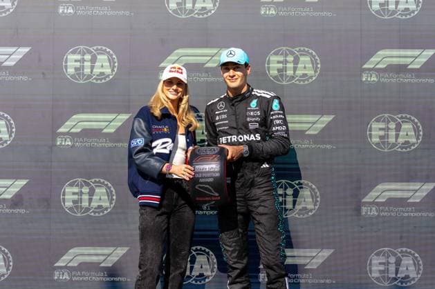 George Russell Mercedes AMG Petronas F1 Team, Great Britain, 63 Pole Position, CAN, Formula 1 World Championship, Canadian Grand Prix, Circuit Gilles Villeneuve, Qualifying, 2025 season, 14 06 2025 CAN, Formula 1 World Championship, Canadian Grand Prix, Circuit Gilles Villeneuve, Qualifying, 2025 season, 14 06 2025 Montreal Copyright: xEibner-Pressefoto MarcelxFischerx EP_MFI