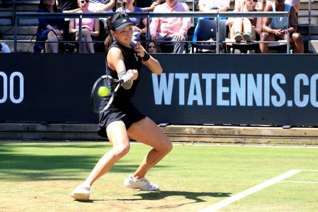 DEU, Berlin Tennis Open, Final, , 22 06 2025, Rot Weiss Tennisanlage, Steffi Graf Stadium, Berlin, DEU, Berlin Tennis Open, Final, , pictured Xinyu Wang CHN nordphotoxGmbHx xEngler nph00076