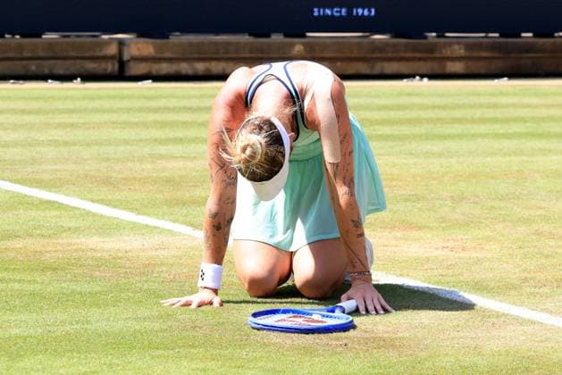 DEU, Berlin Tennis Open, Final, , 22 06 2025, Rot Weiss Tennisanlage, Steffi Graf Stadion, Berlin, DEU, Berlin Tennis Open, Final, , pictured Marketa Vondrousova CZE , nordphotoxGmbHx xEngler nph00076