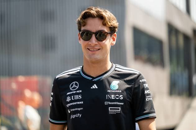 George Russell Mercedes AMG Petronas F1 Team, Great Britain, 63 , AUT, Formula 1 World Championship, MSC Cruises Grand Prix of Austria, Red Bull Ring Spielberg, Media Day, Season 2025, 26 06 2025 AUT, Formula 1 World Championship, MSC Cruises Grand Prix of Austria, Red Bull Ring Spielberg, Media Day, Season 2025, 26 06 2025 Spielberg Copyright: xEibner-Pressefoto Memmlerx EP_MMR
