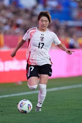 June 27, 2025, Leganes, Madrid, Spain: Maika Hamano of Japan in action during the Women s International Friendly, Länderspiel, Nationalmannschaft football match played between Spain and Japan at Butarque stadium on June 27, 2025, in Leganes, Madrid, Spain. Leganes Spain - ZUMAa181 20250627_zaa_a181_018 Copyright: xDennisxAgyemanx