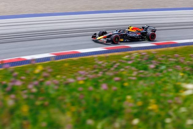 Yuki Tsunoda Oracle Red Bull Racing, 22 with his car on the track, Austrian Grand Prix, Motorsport, Formula 1, 2025 season, 28 06 2025 Austrian Grand Prix, Motorsport, Formula 1, 2025 season, 28 06 2025 Copyright: xEibner-Pressefoto AlexanderxNeisx EP_ANS