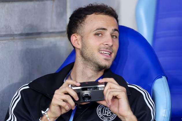 Max Rosenfelder Germany sits injured on the bench with a camera in his hand, UEFA European Under 21 Championship 2025 Final, England v Germany Final, National Football Stadium on June 28, 2025 in Bratislava, Slovakia Photo by Marco Steinbrenner DeFodi Images Max Rosenfelder Germany sits injured on the bench with a camera in his hand, UEFA European Under 21 Championship 2025 Final, England v Germany Final, National Football Stadium, June 28, 2025 in Bratislava, Slovakia Photo by Marco Steinbrenner DeFodi Images