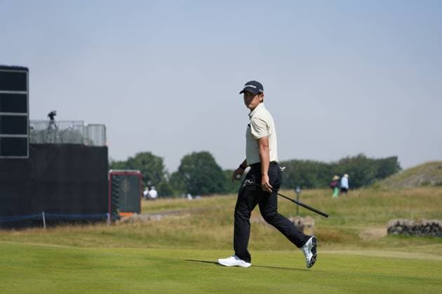 keita Nakajima (JPN) on 5th hole during the 3rd Round of the Genesis Scottish Open Golf Championship. Genesis Scottish Open, Day 3, Golf, Renaissance Club, North Berwick, Scotland, UK - 12 Jul 2025North Berwick Scotland United Kingdom EDITORIAL USE ONLY No use with unauthorised audio, video, data, fixture lists, club league logos or live services. Online in-match use limited to 120 images, no video emulation. No use in betting, games or single club league player publications. Copyright: xStuartxWallace Shutterstockx 15393029n